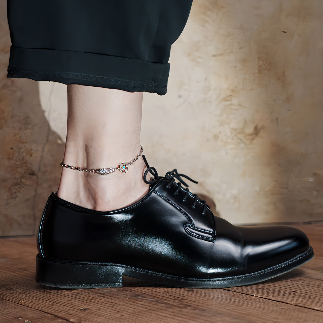 INTELLECTUAL FEATHER MEDISON WHEEL CHAIN ​​ANKLET &amp; BRACELET / XX-017