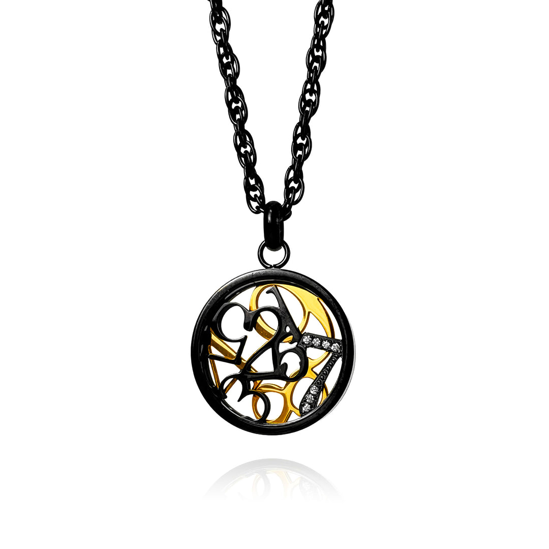 【限定】ブラックナンバーネックレス / SGN-542