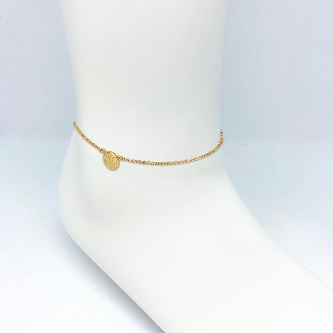 ハワイアンコイン アンクレット(L) / BSA-055