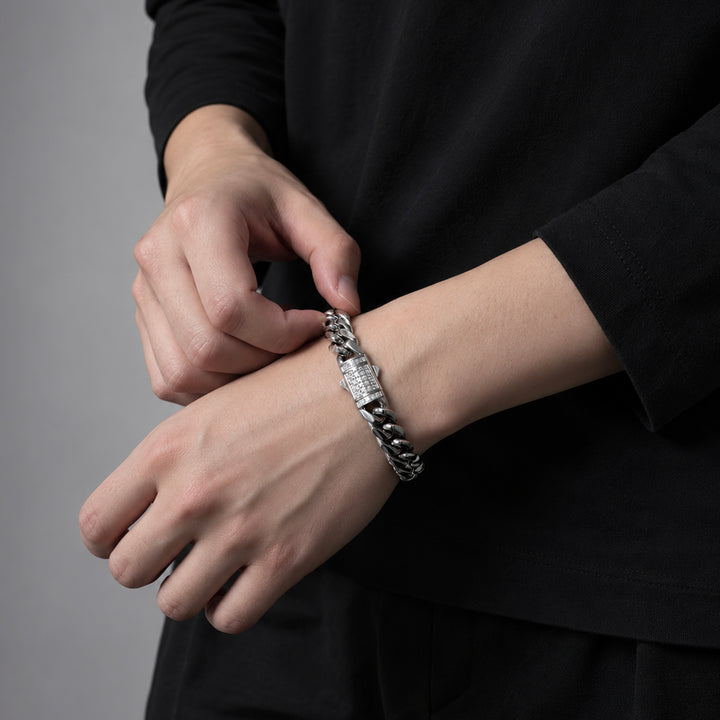 【9/7販売】アイスクラスプ チェーンブレスレット(L) / BSB-312