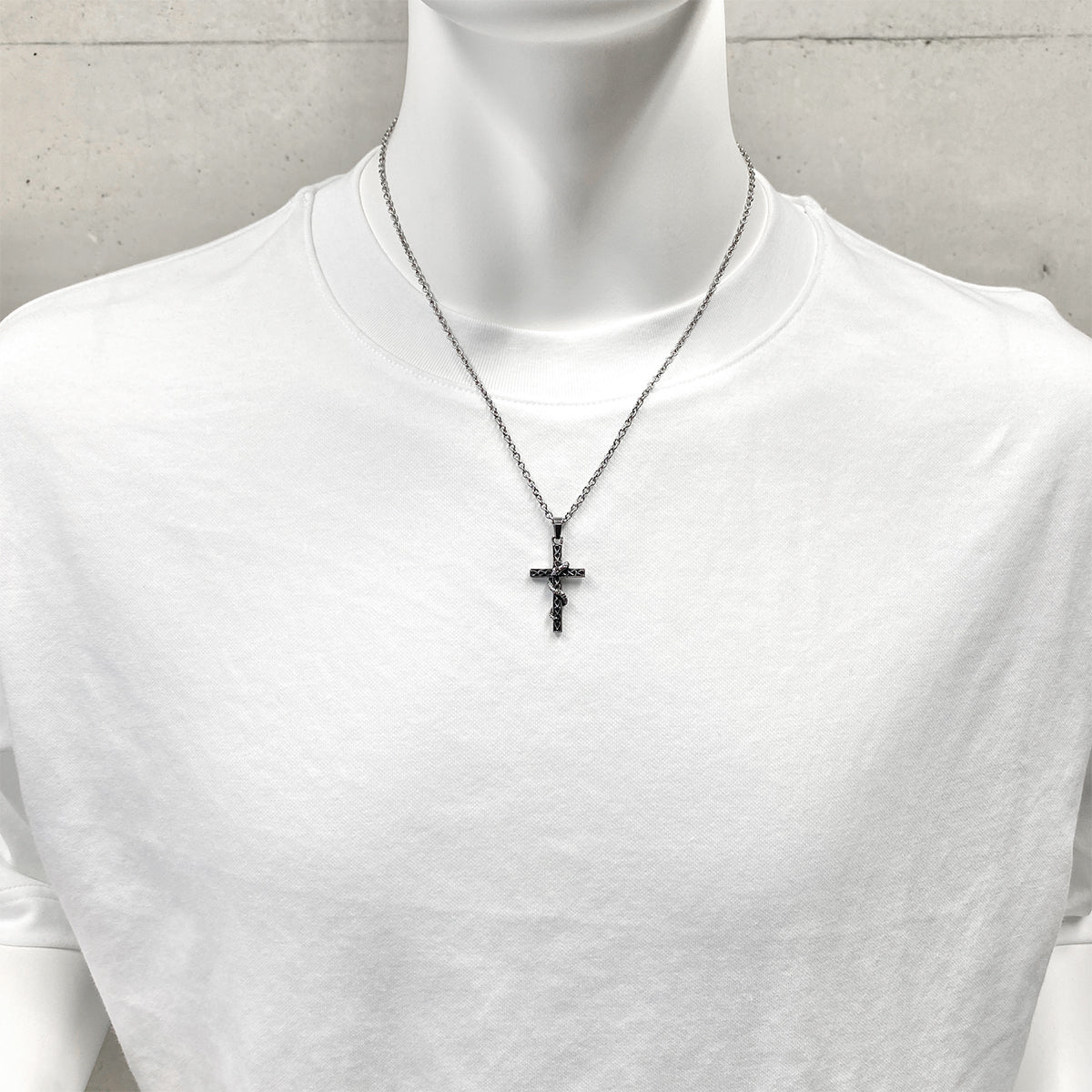 スネーククロスネックレス / BSN-595 – BLESS