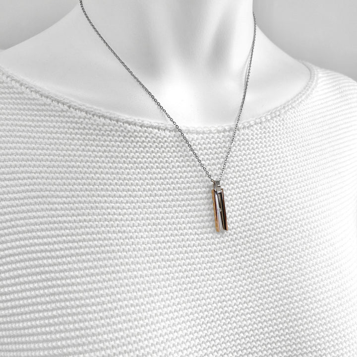 Plate bar necklace / BSN-663