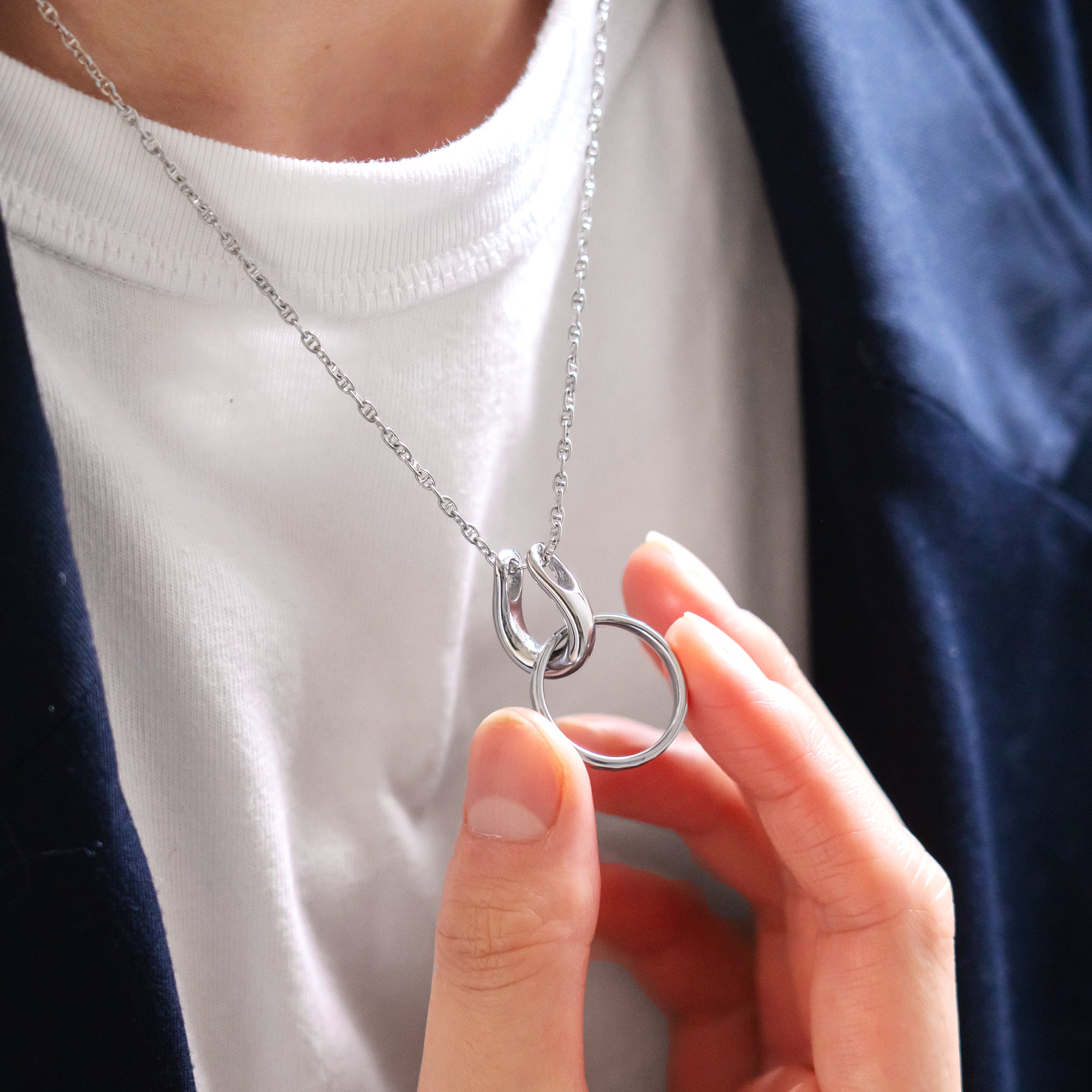 【早いもの勝ち】ホースシュー　ネックレスペンダント　SILVER ホースシューネックレス シルバー925 【刻印無料】 馬蹄 馬蹄型 ホース