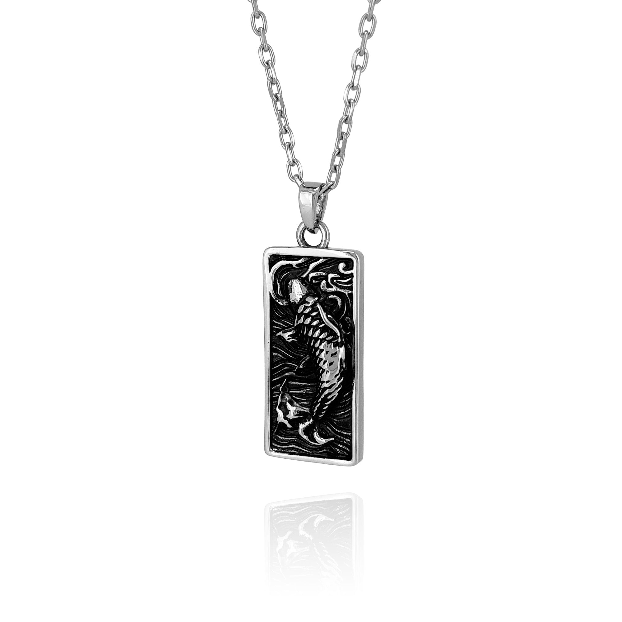 KOI Relief Necklace – コイ レリーフ プレート / BSN-733 – BLESS