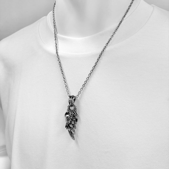ドラゴンクローフェザーネックレス / BSN-744
