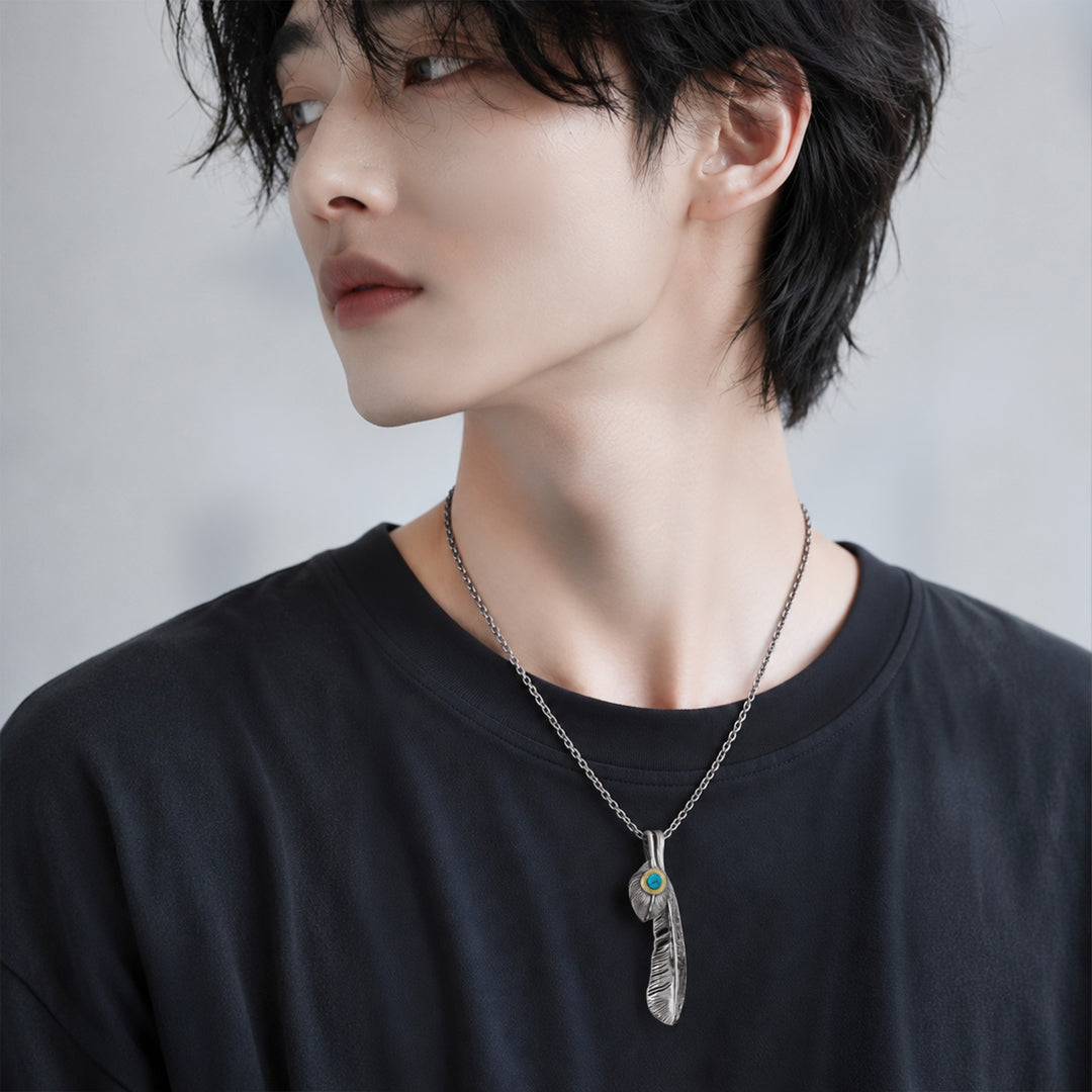 【10/14発売】ダブルフェザーネックレス / BSN-759