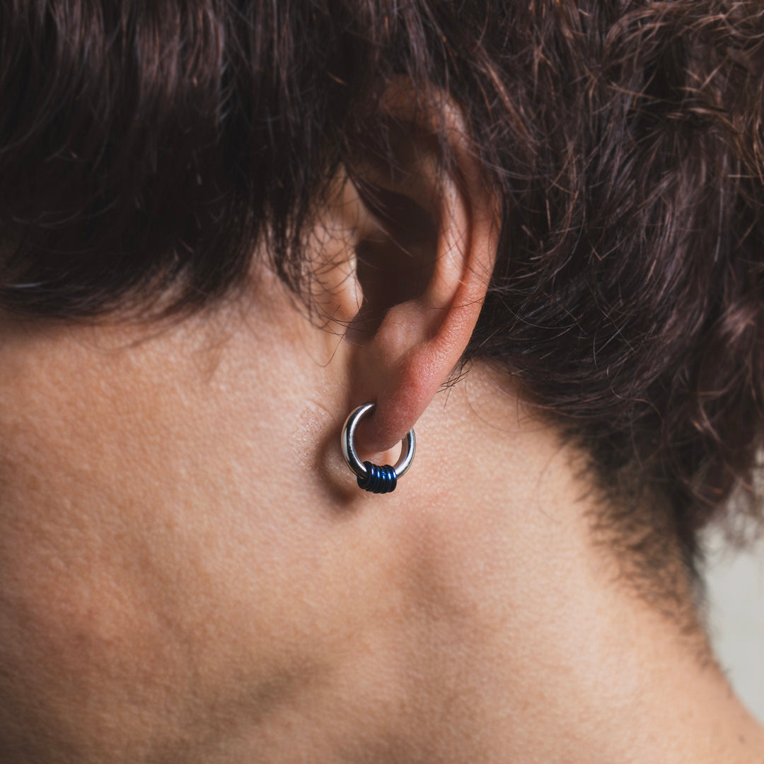 ブルーリング フープピアス(片耳用) / BSP-582