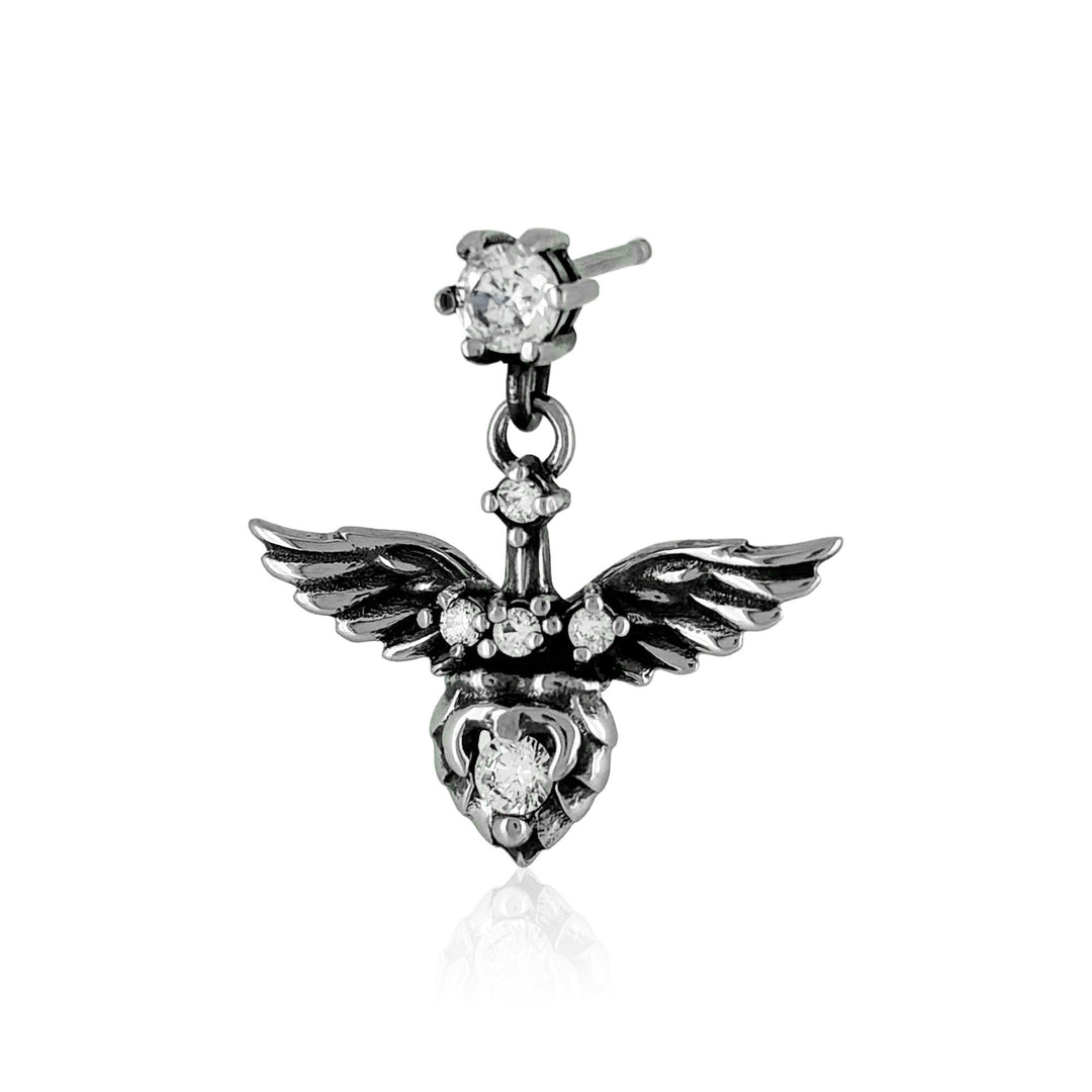 エンジェルウィング ドロップピアス(片耳用) / BSP-589