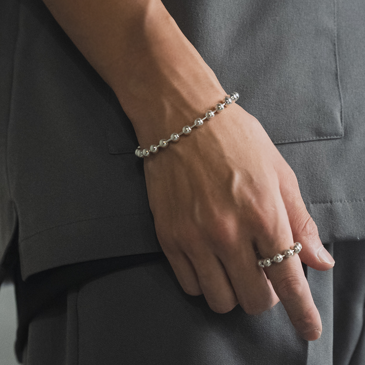 FINE BALL CHAIN BRACELET / FB-007