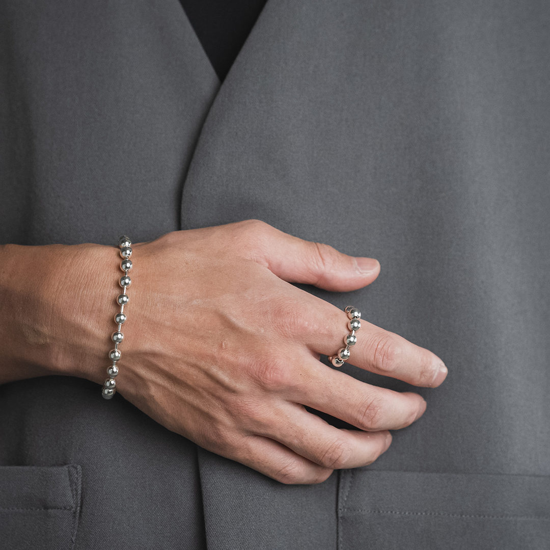 FINE BALL CHAIN BRACELET / FB-007