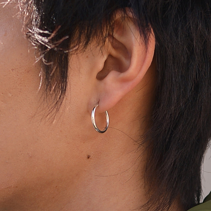 FINE ROUND HOOP PIERCE M(片耳用) / FE-002