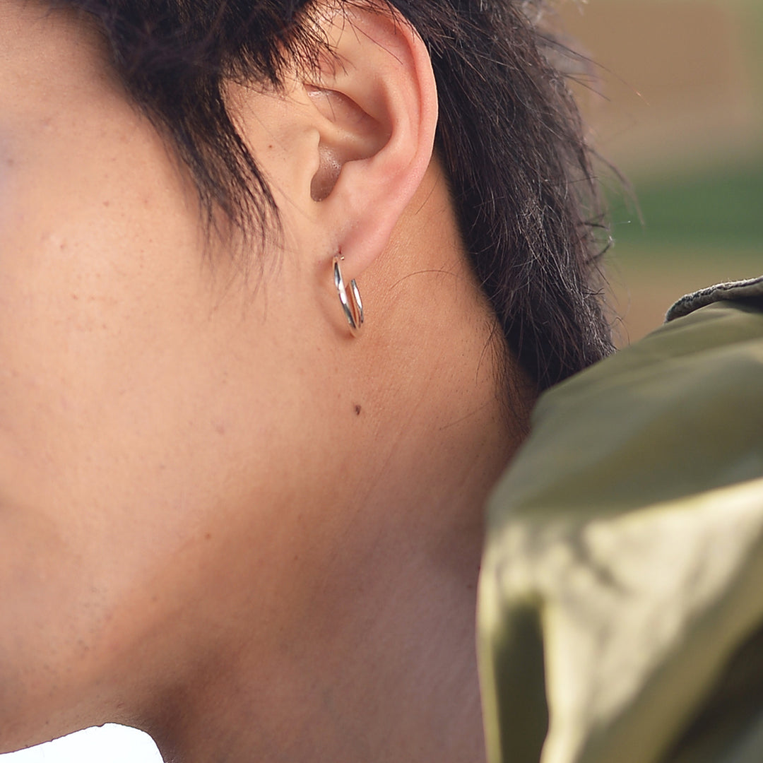 FINE ROUND HOOP PIERCE M(片耳用) / FE-002