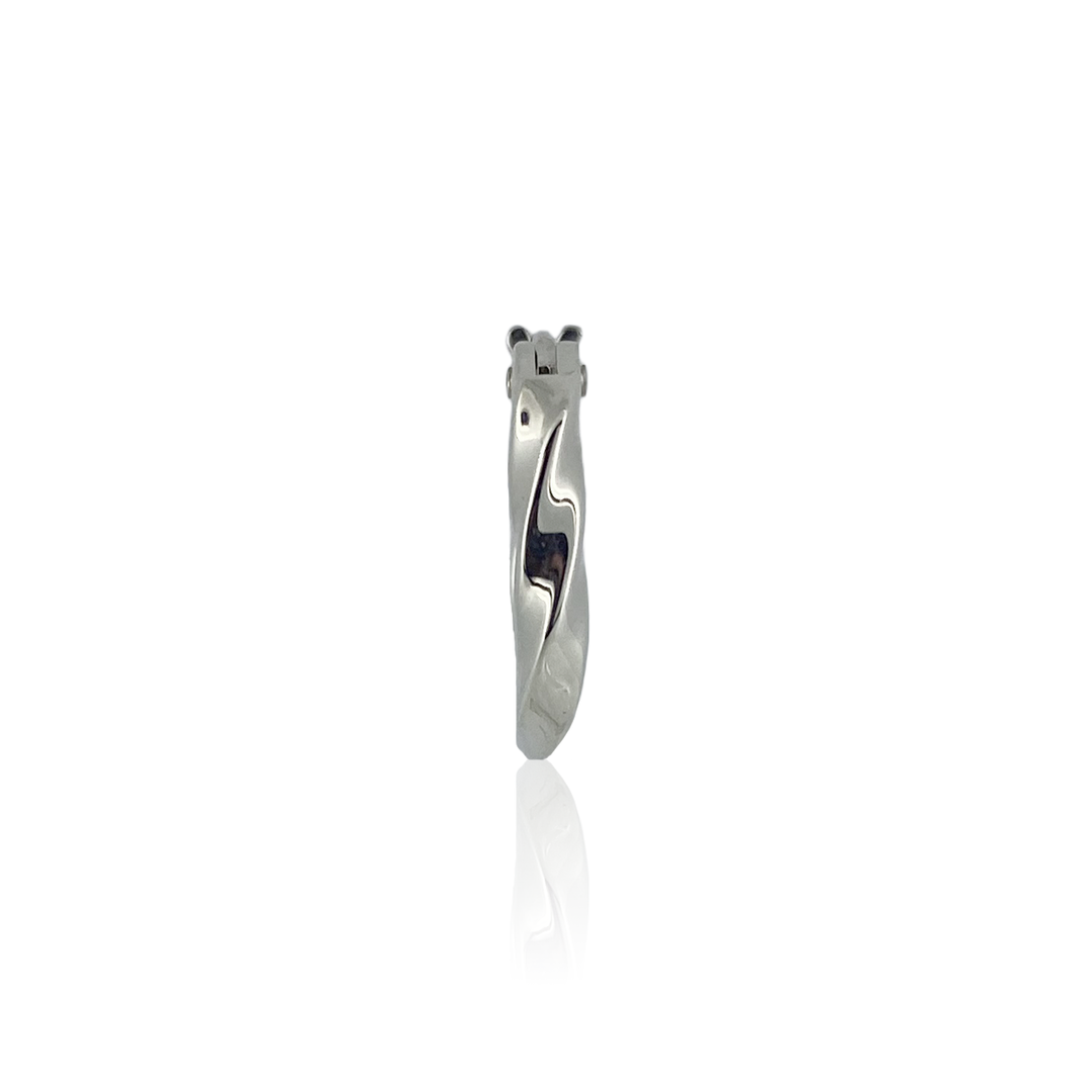 FINE TWIST WIRE HOOP PIERCE S(片耳用)