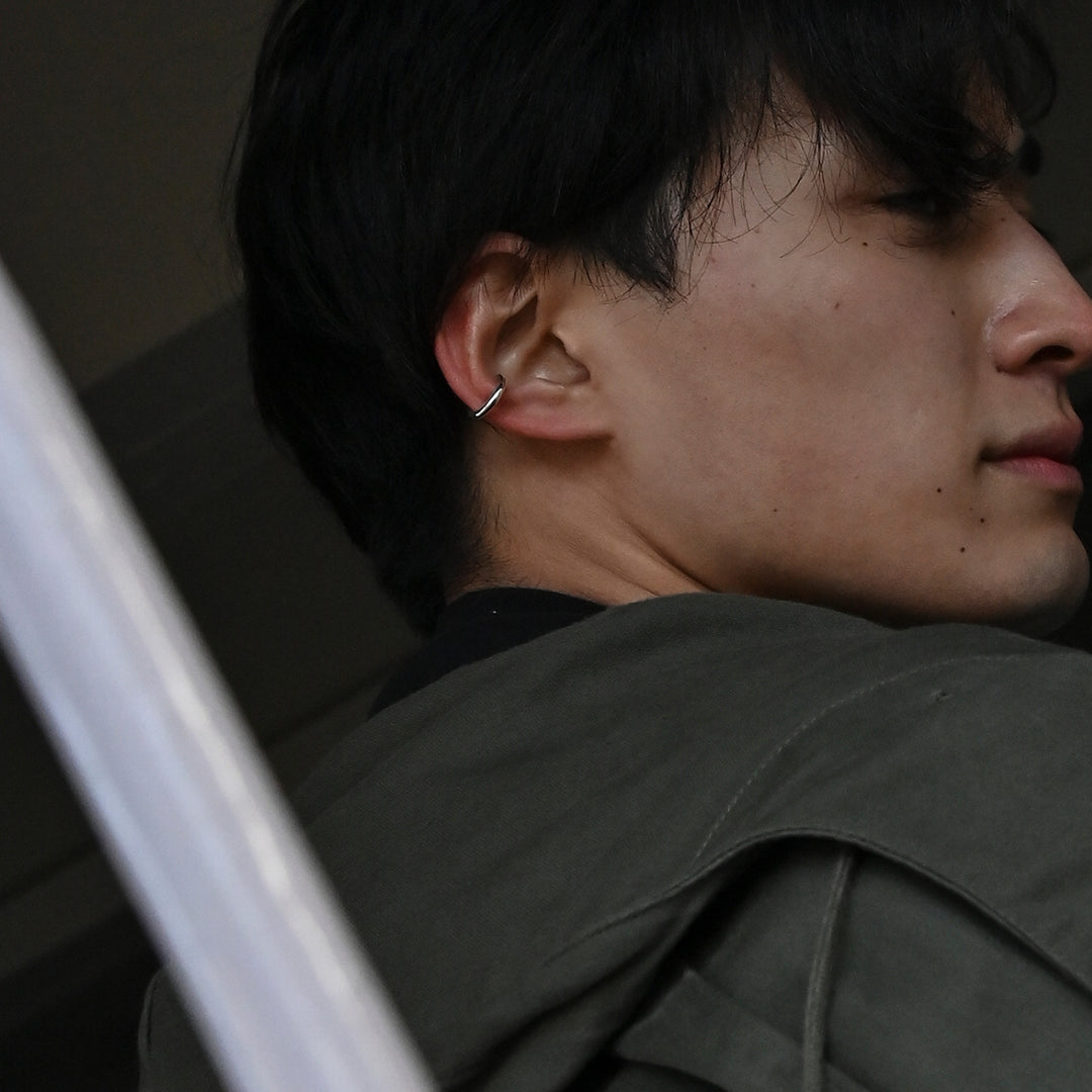 FINE ROUND EAR CUFF M(片耳用) / FE-007