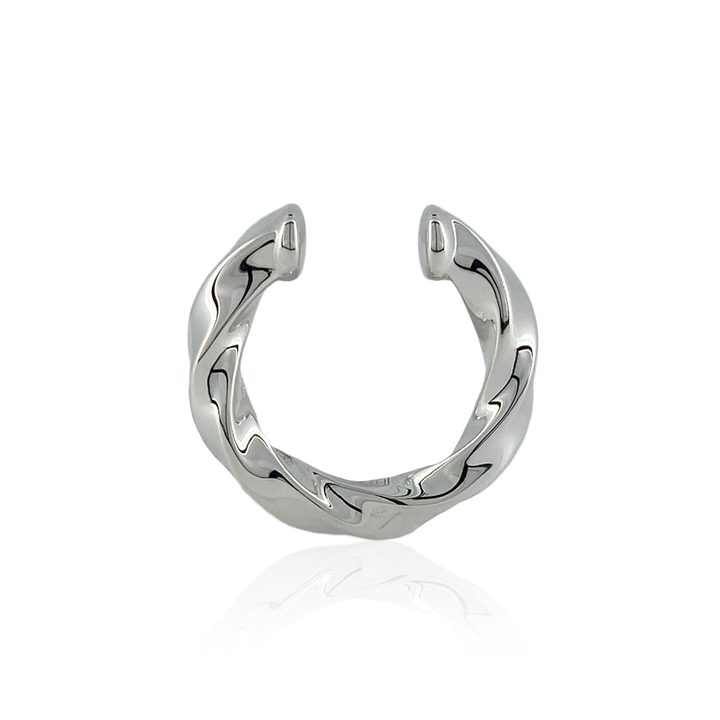 FINE TWIST WIRE HOOP EAR CUFF M(片耳用)