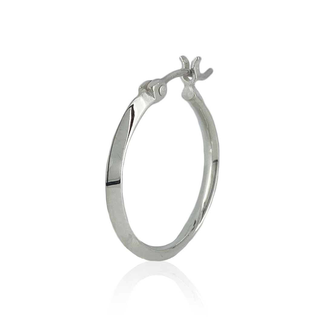 FINE TRIANGLE WIRE HOOP PIERCE L(片耳用) / FE-021