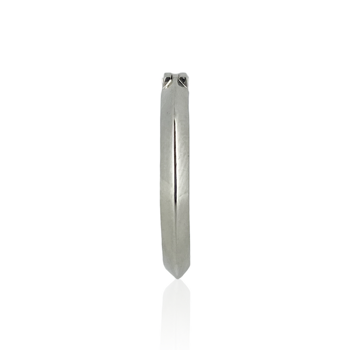 FINE TRIANGLE WIRE HOOP PIERCE L(片耳用) / FE-021
