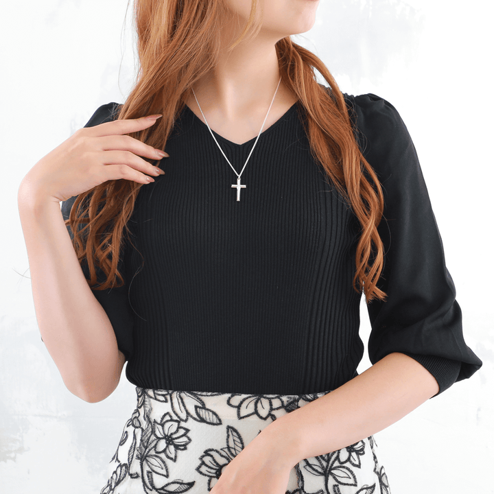 FINE CROSS PENDANT / FP-001