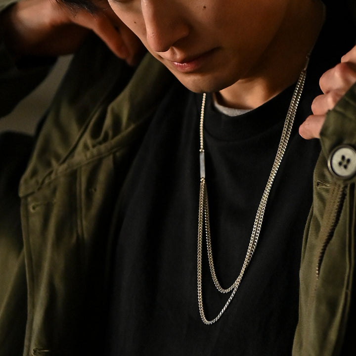 FINE LONG CHAIN NECKLACE DOUBLE / FP-006