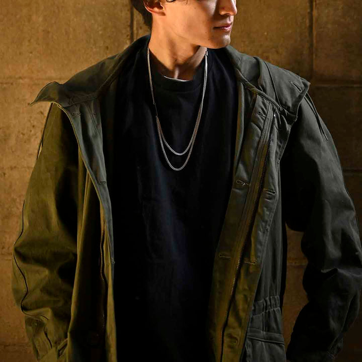 FINE LONG CHAIN NECKLACE DOUBLE / FP-006