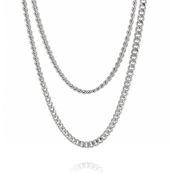 FINE LONG CHAIN NECKLACE DOUBLE / FP-006