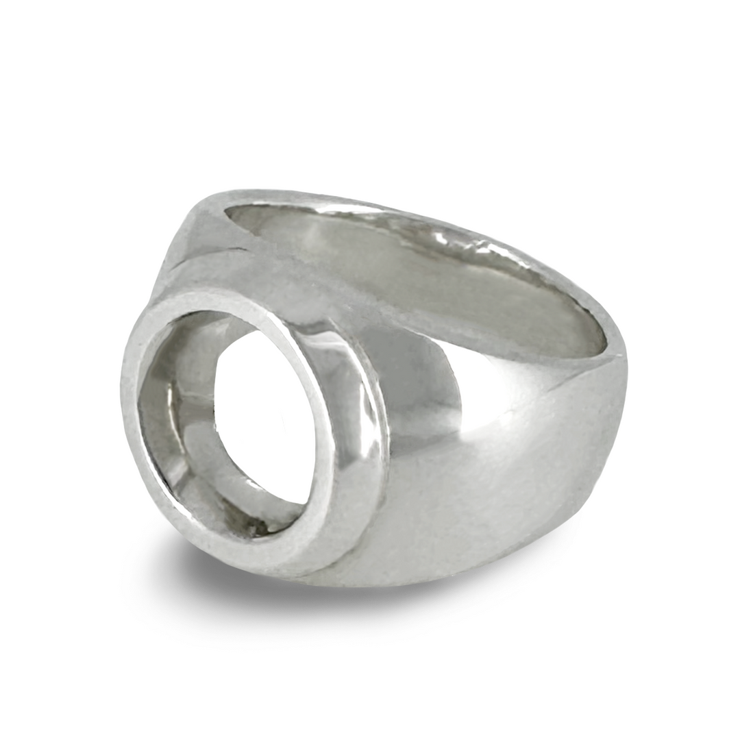 CIRCLE SIGNET RING – BLESS