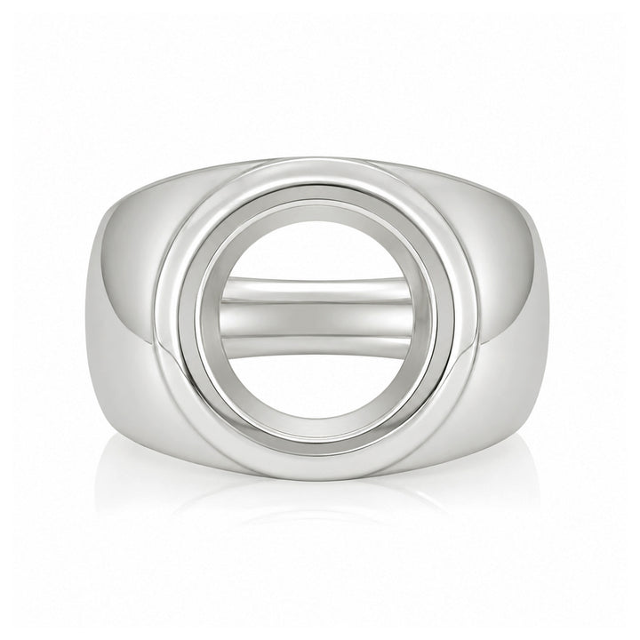 CIRCLE SIGNET RING / FR-010