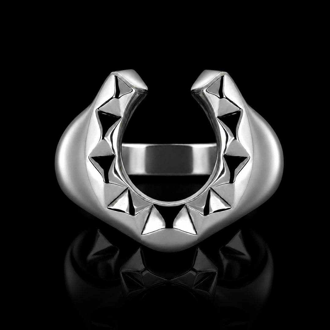 FINE STUDS HORSESHOE RING / FR-013