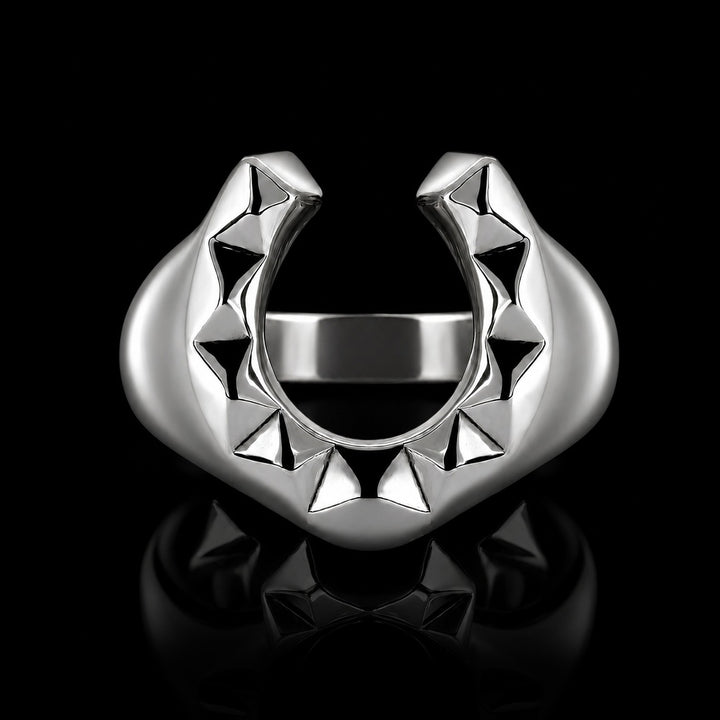 FINE STUDS HORSESHOE RING / FR-013