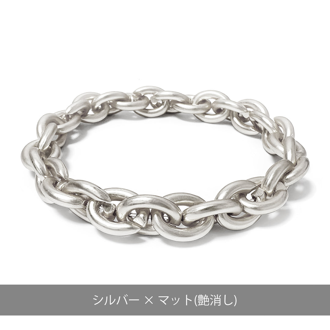 ボールドチェーン エラスティック ブレスレット(フリーサイズ) / JB-3022〜JB-3025