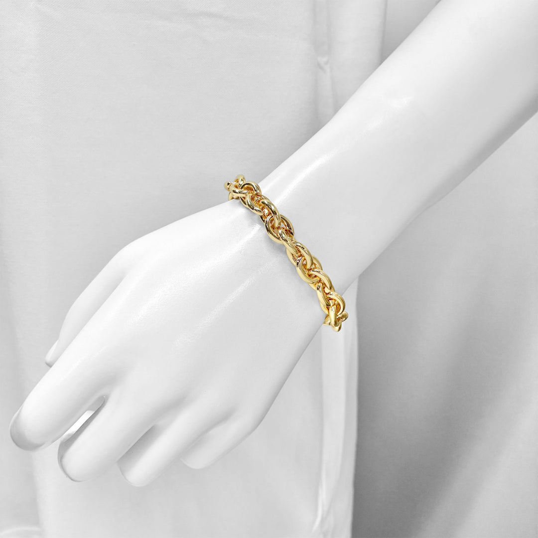 ボールドチェーン エラスティック ブレスレット(フリーサイズ) / JB-3022〜JB-3025