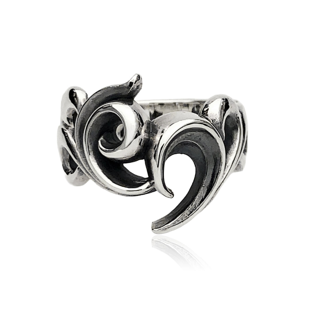 URBAN TRIBAL HEART RING / L-643