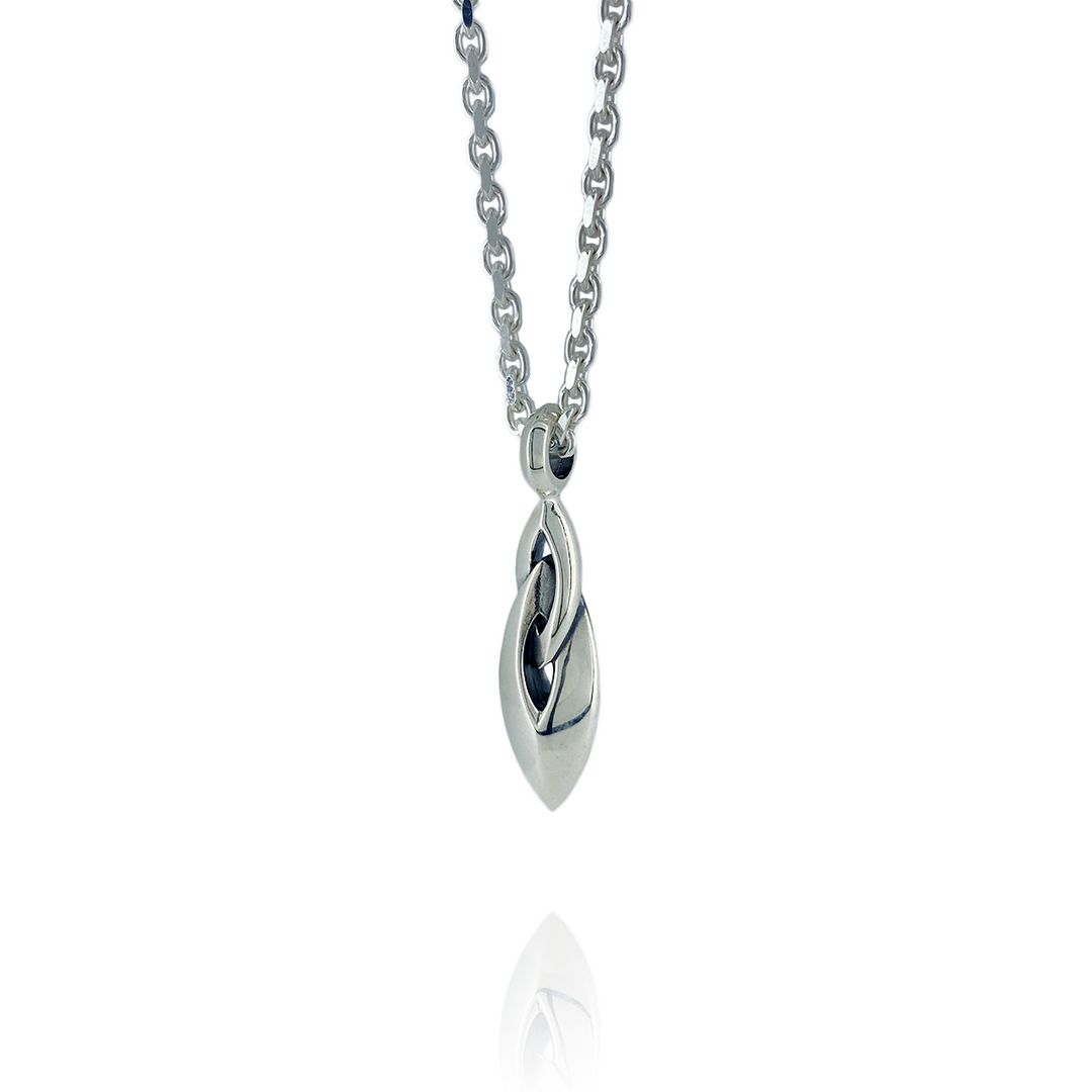 SHARP DOUBLE RING PENDANT M / MC-203