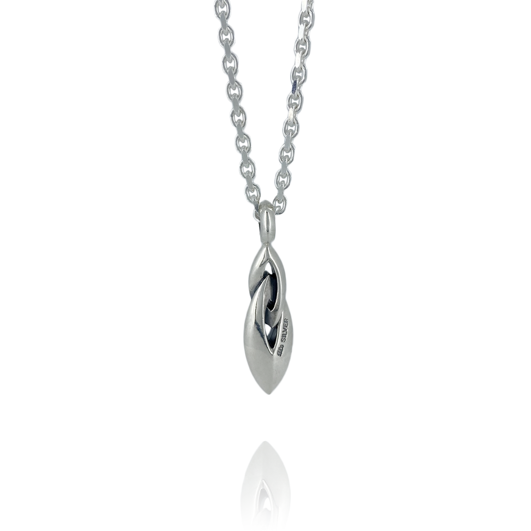 SHARP DOUBLE RING PENDANT M / MC-203