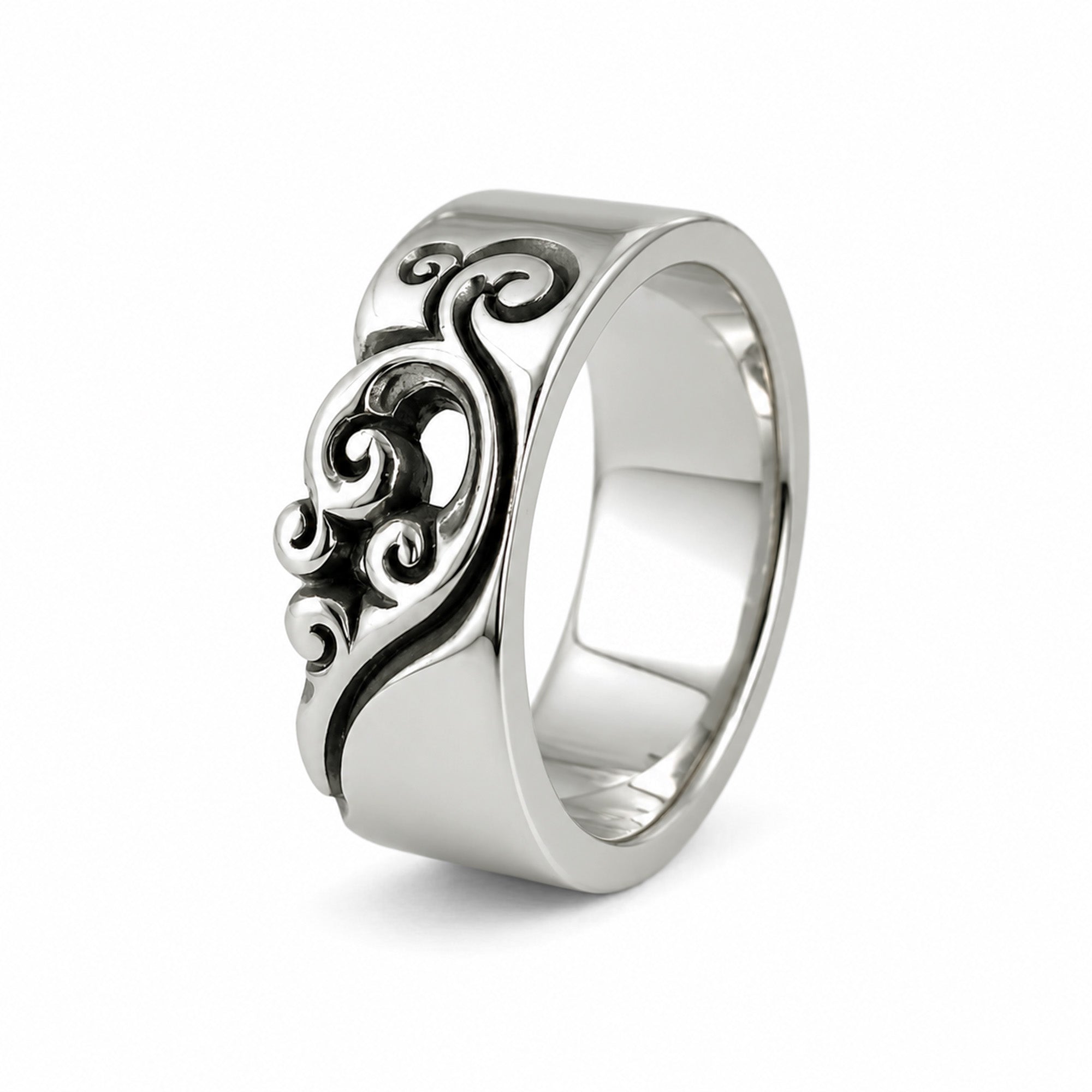 SILVER925 WING MOTIF DESIGN RING/リング WING HEART PAIR RING WOMEN / MC-376 – BLESS