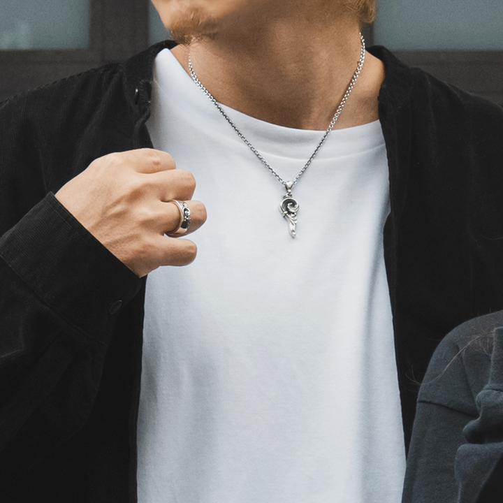 WING HEART PAIR PENDANT MEN / MC-377