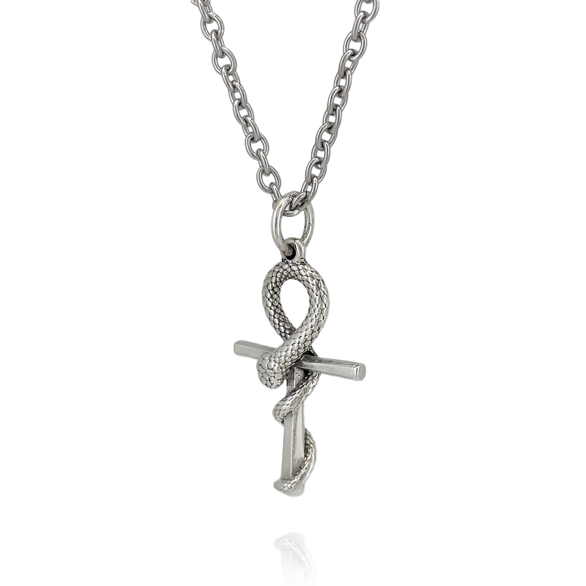 Snake Ankh Cross Necklace / MXT-11106 – BLESS Snake Ankh Cross Necklace / MXT-11106 – BLESS