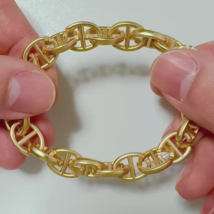 アンカーリンク エラスティック ブレスレット(フリーサイズ) / JB-3018〜JB-3021