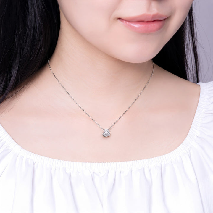 【10/7販売】パヴェハートネックレス / PTN-004