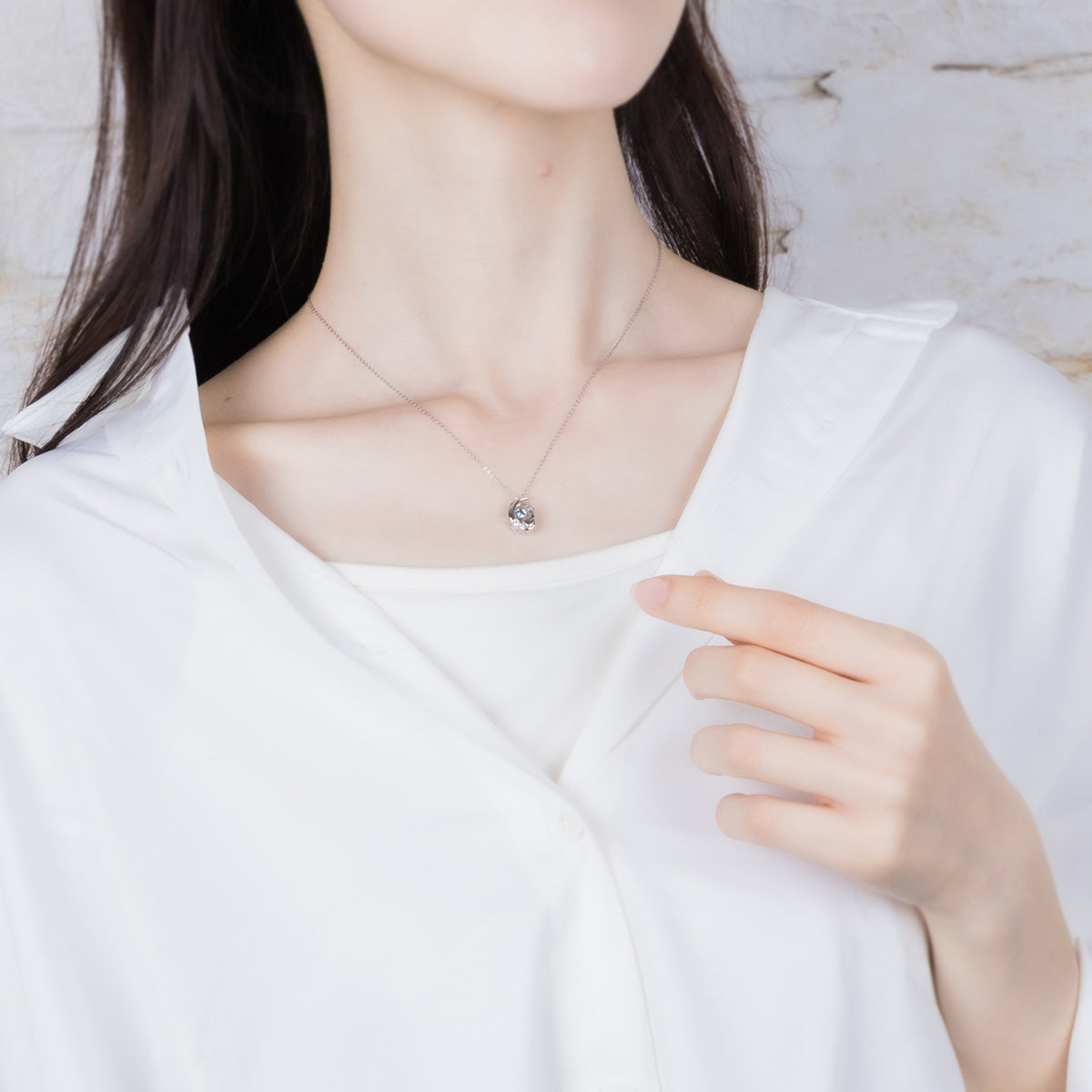 【はる】ネックレス+Nネックレス（フォロー割引反映済み） シルバー ネックレス SPD1416DM｜THE KISS（ザ・キッス）公式通販