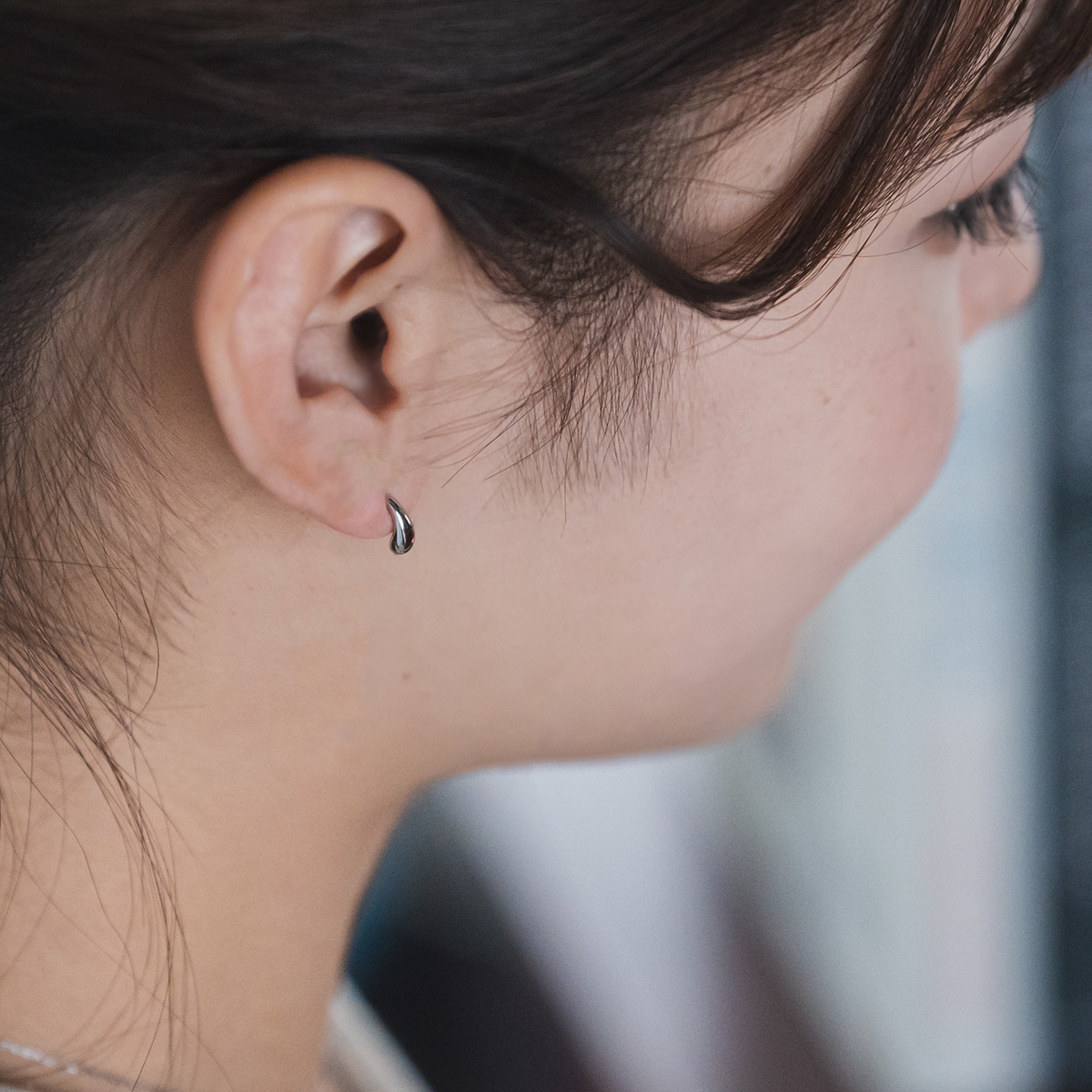 No.1126 雨粒ドロップ ピアス