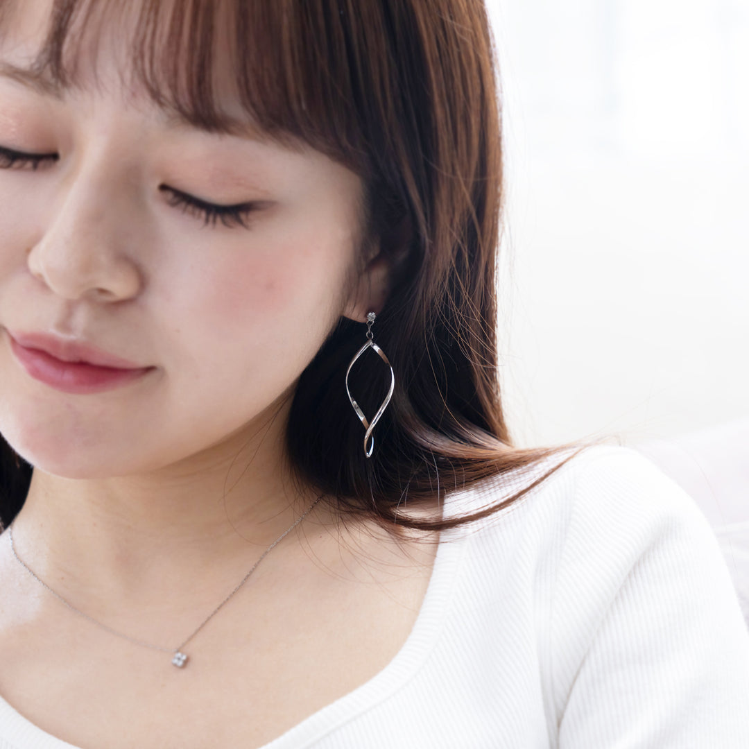 オープンリーフピアス(両耳用) / PTP-071