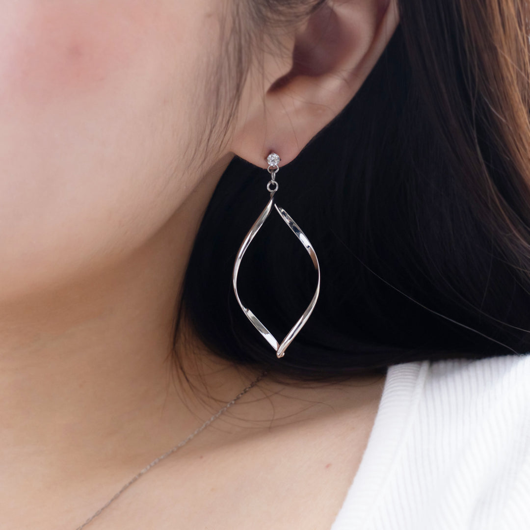 オープンリーフピアス(両耳用) / PTP-071