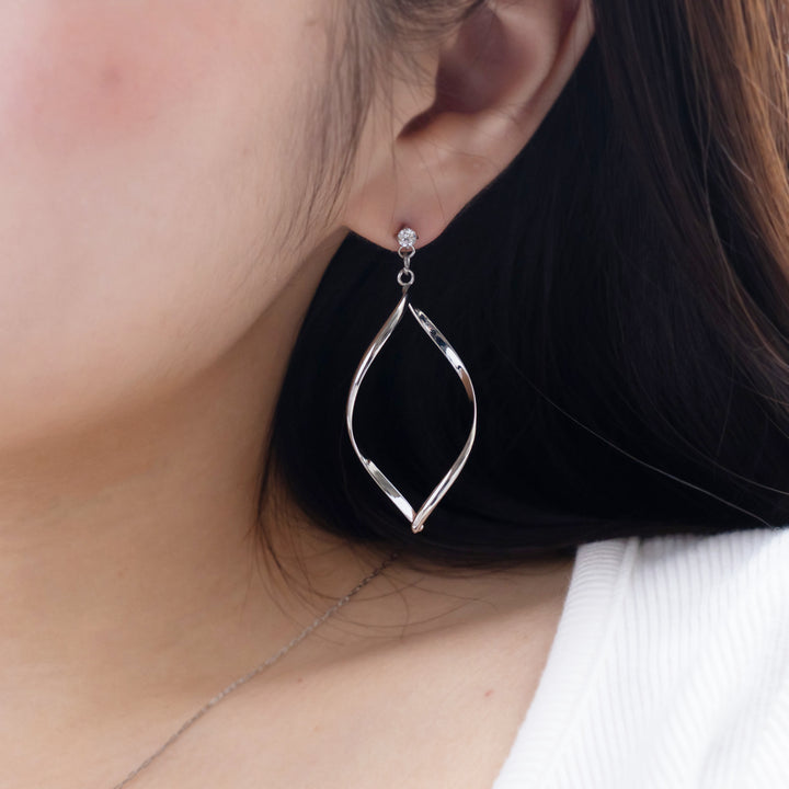 オープンリーフピアス(両耳用) / PTP-071