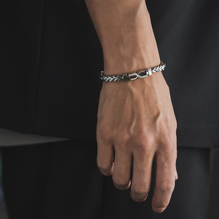 クロスチェーンブレスレット(L) / SGB-115 – BLESS クロスチェーンブレスレット(L) / SGB-115 – BLESS