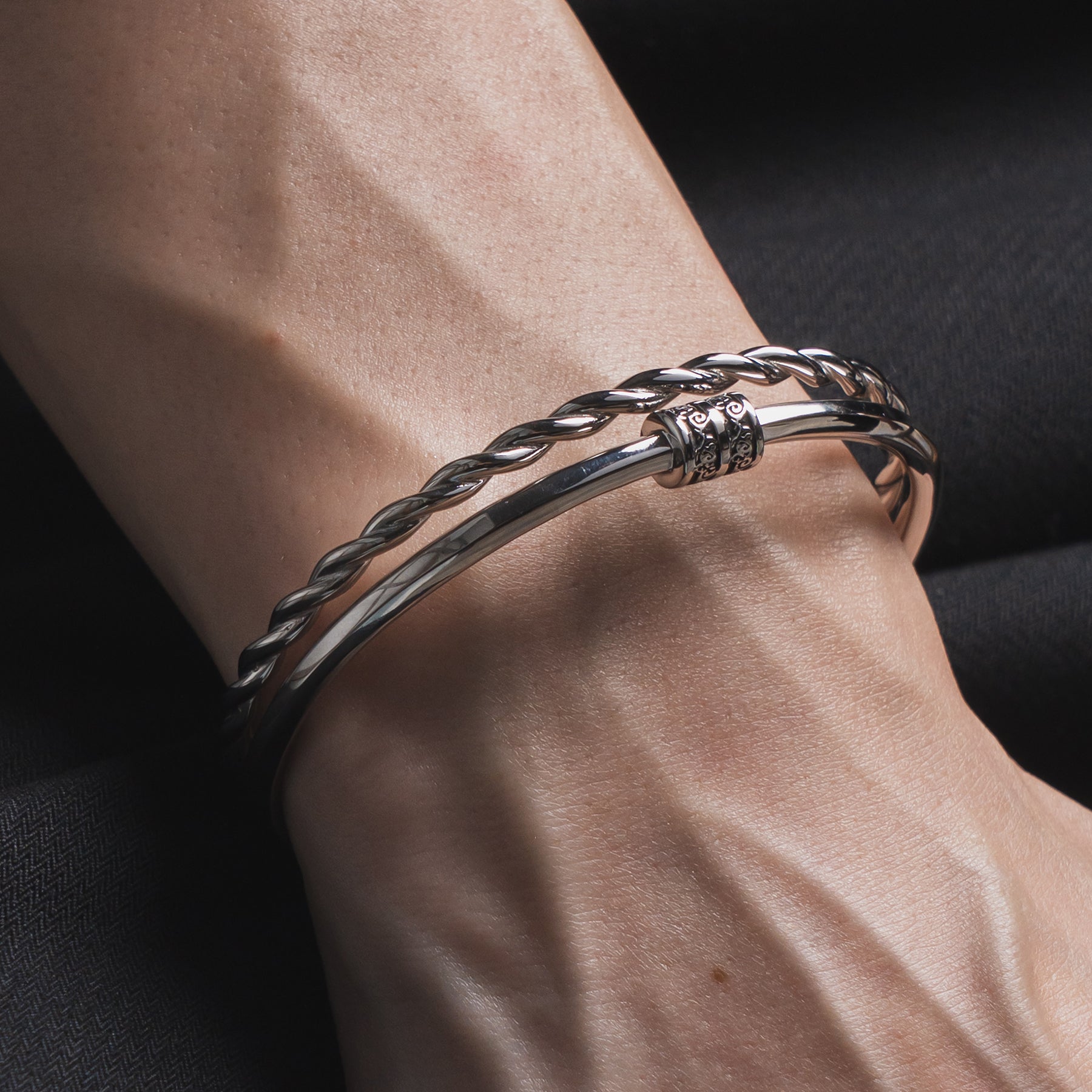 クラシックレイヤードバングル(L) / SGB-230CL – BLESS