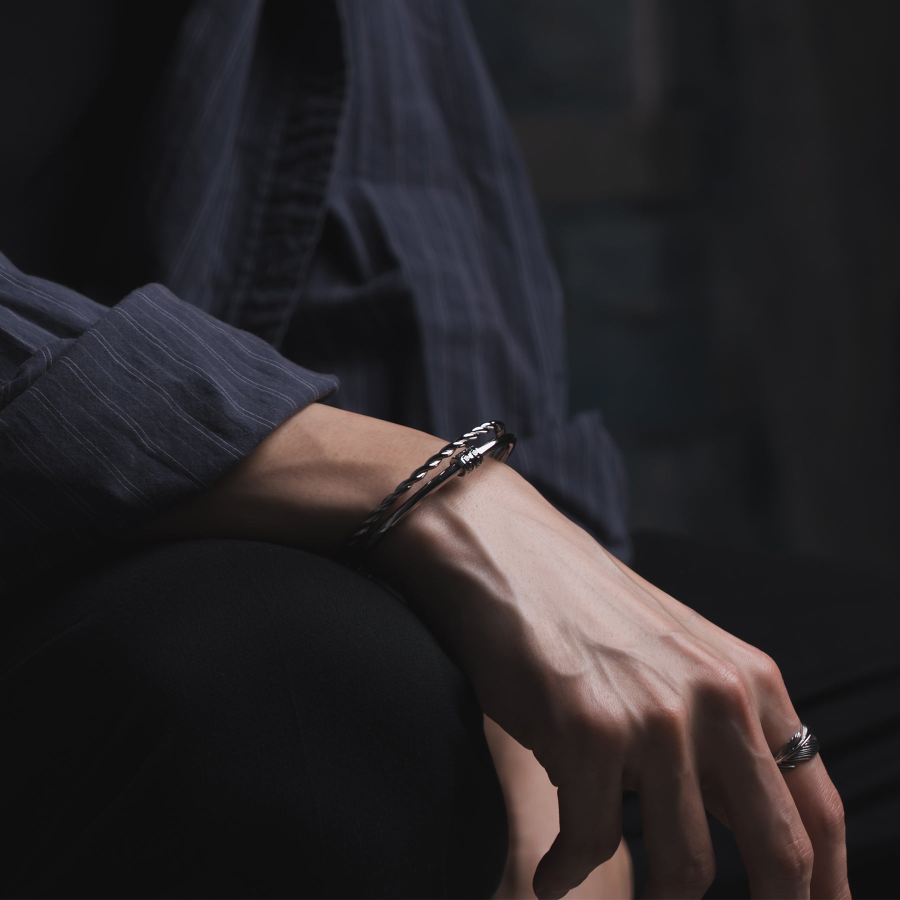 クラシックレイヤードバングル(L) / SGB-230CL – BLESS