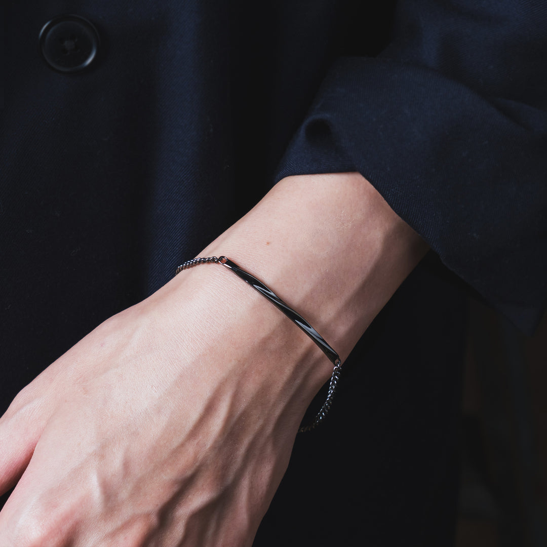 ウェーブツイストブレスレット(L) / SGB-245