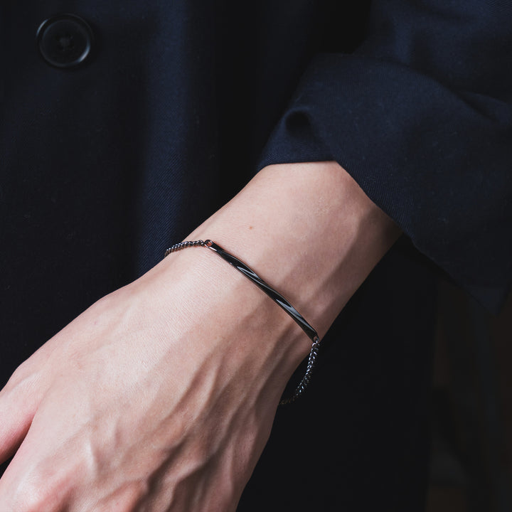 ウェーブツイストブレスレット(L) / SGB-245