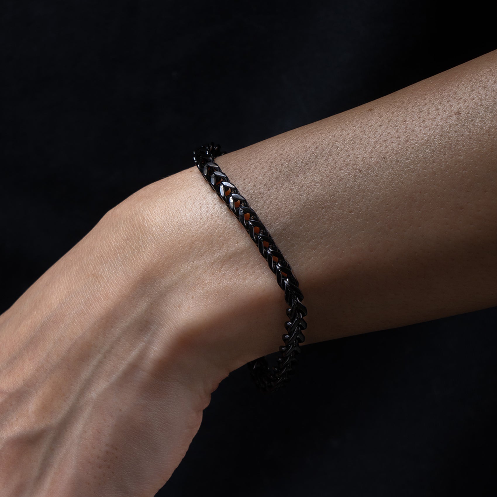 BOTTGAVENETA編み込みチェーンブレスレット クロスチェーンブレスレット(L) / SGB-115 – BLESS